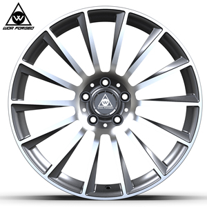 Jantes forgées noires brillantes pour voiture, design sportif et léger, 18, 19, 20 pouces, à déport profond, performance, 5x112 5x120 pour <span class=keywords><strong>Mercedes</strong></span>-<span class=keywords><strong>Benz</strong></span> CLS - Product Image 4
