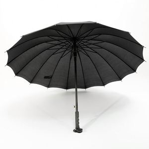 Custom Promotional Modern Anti-Storm Sturdy Business Advertising Rain Sun Dual-Use 16-Rib Straight Rod Three-folding Umbrella - Product Image 4