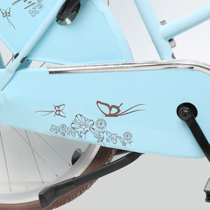 TXED Vélo urbain à vitesse unique avec cadre en acier de 26 pouces pour femmes de <span class=keywords><strong>style</strong></span> rétro avec panier avant pour la location et le tourisme Vélo de ville pour femmes - Product Image 4