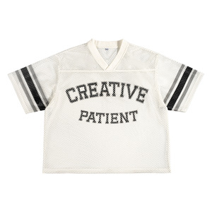 Camiseta Deportiva Corta de Malla Personalizada con Cuello en V, 240 g/m², 100 % Poliéster, para Béisbol, Fútbol, Sóftbol - Product Image 6