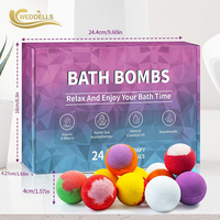 Coffret Cadeau de Bombes de Bain Personnalisées Biologiques Naturelles Véganes aux Huiles Essentielles Effervescentes pour Spa Vente en Gros OEM