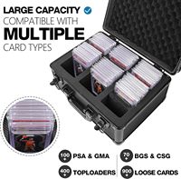 Boîte de rangement pour cartes gradées PSA BGS SGC, boîte à cartes à collectionner à 3 emplacements, étui pour cartes sportives et étui pour slabs, organisateur de collection