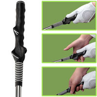 Bâton de swing télescopique professionnel en caoutchouc et métal pour l'échauffement de golf, correcteur de geste pour l'entraînement au rythme, durable