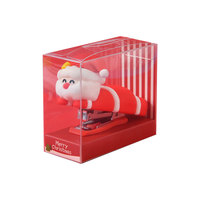 Soododo Santa Claus Kreative Mini Kunststoff Handbuch Hefter Cross Border Weihnachts geschenk Kleine Student liefert 50 Blatt Kapazität