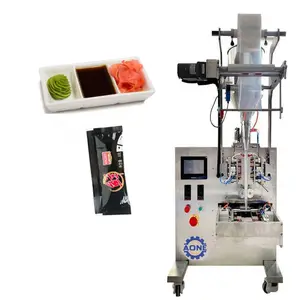 Automatic Small Sachet Juice Pure Water Jam Black Pepper Sauce Syrup Packaging Machine