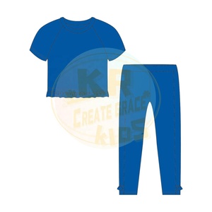 KERUI-Shirt and Short Set Cheap Pant Suits Children Half Sleeve Suit Boy and Girl Two Piece Sets - Product Image 3