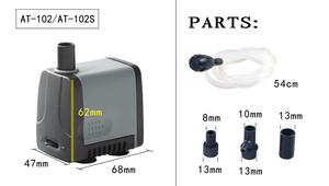 Jeatman — pompe à eau Submersible Ultra silencieuse, 220v, 600-3000l/H, Submersible, bassin, Aquarium, fontaine et réservoir de poisson - Product Image 4