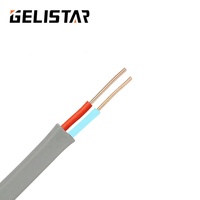 Câble plat double 30 mètres 2x1.5mm fil solaire fil électrique câble d'alimentation Afrique câble électrique fil