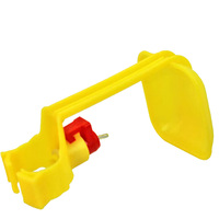 Buveur de mamelon en plastique automatique de haute qualité avec tasse d'eau pour cage de poulet