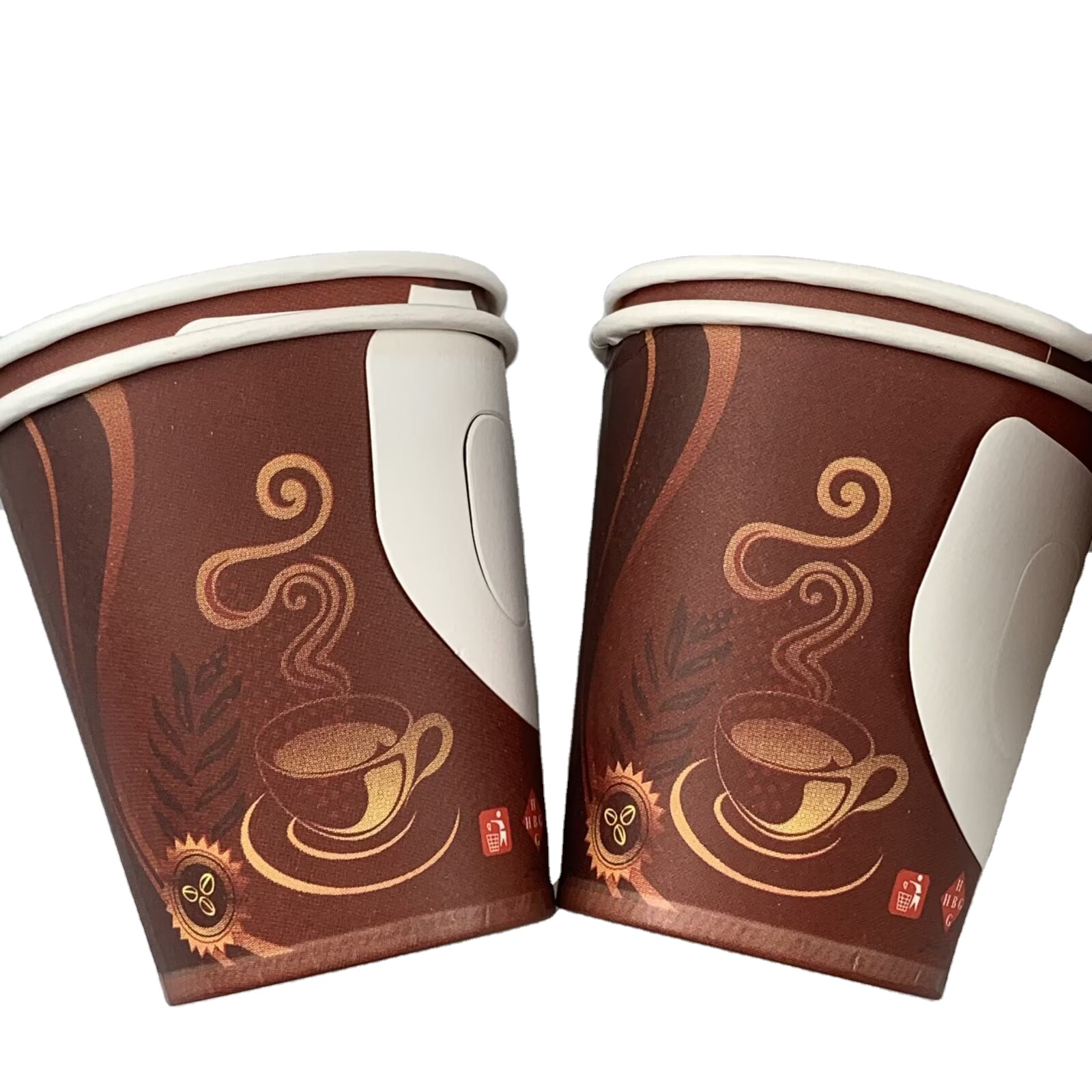 Carton Packing 7oz Paper Cup With Handle Disposable Hot Selling Coffee Paper Cup
