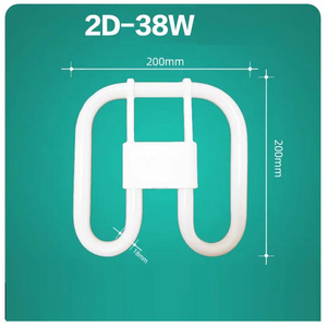 Lampe fluorescente 2D HoneyFly 10W 16W 21W 38W en forme de papillon, 3 couleurs primaires, 4 broches, carrée, pour plafond domestique, à économie d'énergie - Product Image 6