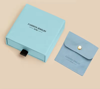 Boîtes à bijoux en carton ondulé de luxe personnalisées, type tiroir |   Emballage cadeau écologique de couleurs assorties pour bijoux de Noël