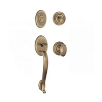 Cerradura de Puerta de Estilo Europeo de Lujo en Oro Puro de 24K para Dormitorio, Villa, Hotel, Sala de Reuniones