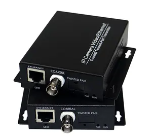 ระบบกล้องวงจรปิด EOC Ethernet ผ่านตัวแปลง Coax Ethernet LAN Extender IP ผ่านสายโคแอกเชียล