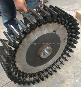 Machine à broyer le plastique PVC <span class=keywords><strong>Sevenstars</strong></span> SMW-500 200 kg/h, broyeur à rotor pour déchets de PVC rigides broyés - Product Image 5