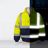 Vêtements de travail imperméables d'hiver pour hommes, veste de sécurité haute visibilité, vêtements de travail de construction personnalisés, veste de travail réfléchissante