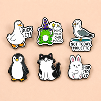 Vente en gros de badges émaillés personnalisés sur le thème de l'anime, badges en métal en alliage de zinc, fabrication en gros de pin's de revers mignons en émail souple ou dur, cadeaux avec logo