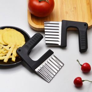 Cuchillo manual ondulado para cortar patatas, verduras y frutas en rodajas, picador de patatas, máquina para hacer patatas fritas - Product Image 2