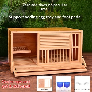Cage d'élevage écologique pour pigeons voyageurs, nichoir en bois pour l'élevage de pigeons - Product Image 3