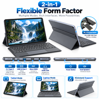 Laptop Tablet PC 2-in-1 Intel Pentium Gold 6500Y RAM 12GB SSD 256GB Layar IPS 11,97 Inci Keyboard Lepas Pasang Windows 11 Pro OEM