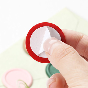 Étiquettes en cire givrée vierges, tampons de cire à sceller, autocollants de sceau en cire colorés DIY pour la décoration d'enveloppes - Product Image 4