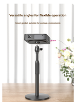 Support de projecteur de bureau adapté aux mini-projecteurs avec extension réglable et rotation à 360 degrés, portable et sans perçage