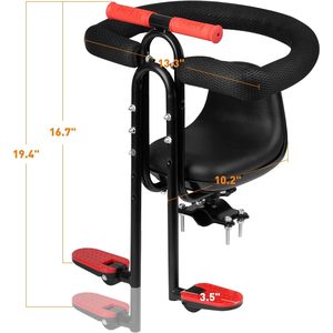 Seggiolino Anteriore Premium per Bicicletta per Bambini 2-4 Anni, Capacità fino a 25 Kg - Product Image 2