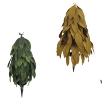 Arbre de la Fortune Artificiel Détachable en Plastique, Plante Verte Simulée Pachira Aquatica, Piquets de Sol pour Décoration Extérieure Jiasheng