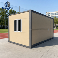 Maisons préfabriquées modernes personnalisées de 20 pieds, maisons modulaires miniatures, maisons conteneurs pliables