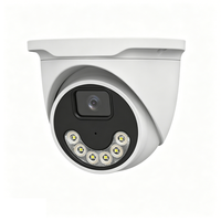 Kamera Dome IP POE 4MP 2K dengan Deteksi Manusia AI, Sistem CCTV Jaringan, Penglihatan Malam Berwarna Penuh untuk Keamanan Rumah & Kantor