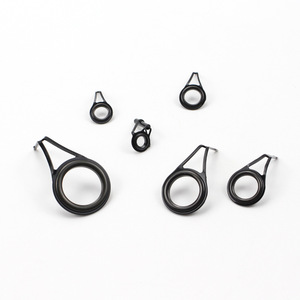 Vente chaude 35 pièces composants de <span class=keywords><strong>canne</strong></span> à pêche accessoires <span class=keywords><strong>remplacement</strong></span> bricolage céramique acier inoxydable rouleau Guides <span class=keywords><strong>anneau</strong></span> et embouts ensembles - Product Image 5