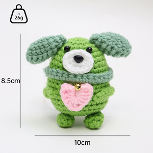 Năng lượng tích cực thủ công Móc con dấu phim hoạt hình mới giữ thẻ loạt truyền cảm hứng động vật búp bê sợi vật trang trí - Product Image 5