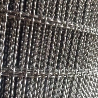 Tamis de pierre de carrière de grillage de fer Maille d'écran sertie Maille d'écran de vibration de sable