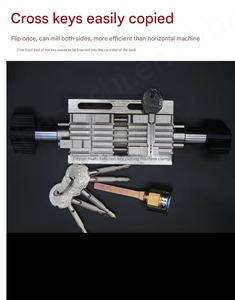 Nueva Máquina Duplicadora de Llaves Manual Vertical 368A, Motor PLC Multifunción, Taladro para Llaves de Coche, 110V/220V, 1 Año de Garantía - Product Image 5