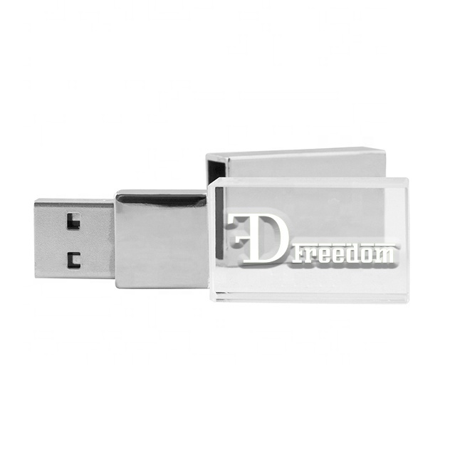 Best Selling Crystal USB Flash Drive Custom Memoria USB Stick Memory Disk Pen Drive