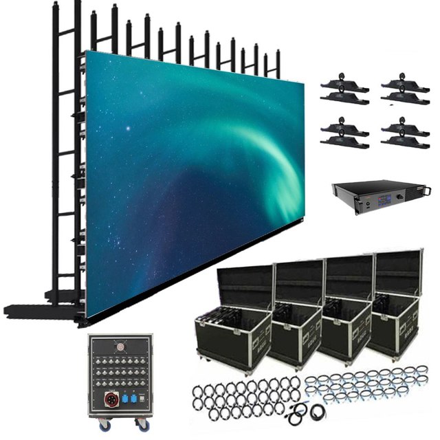 Shenzhen Factory Indoor Outdoor HD Digital Large Full Color Advertising 500*1000mm/500*500mm P3.91 LED Screen Display Video Wall