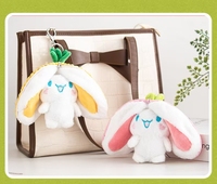 Llavero de Peluche de Conejo con Transformación Creativa de Piña, Sorpresa Reversible