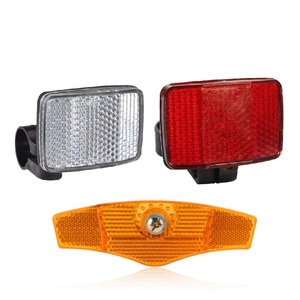 Reflector de Plástico <span class=keywords><strong>para</strong></span> <span class=keywords><strong>Bicicleta</strong></span>, Luz Trasera, Reflector <span class=keywords><strong>para</strong></span> Radios de <span class=keywords><strong>Bicicleta</strong></span> de Montaña, Advertencia de Conducción Nocturna, Placas Reflectantes <span class=keywords><strong>para</strong></span> Portaequipajes Delantero y Trasero - Product Image 2