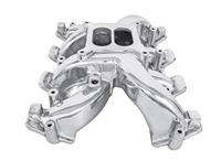 Collecteur d'admission MATCHWAY neuf pour LS1/LS2/LS6 à carburateur, en aluminium moulé poli, double plan V8 avec kits de rails d'alimentation