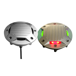 Feu de signalisation LED filaire à montage au sol, visibilité à 360°, indice IP68, pour rondes de circulation, îlots de circulation et zones multidirectionnelles - Product Image 4
