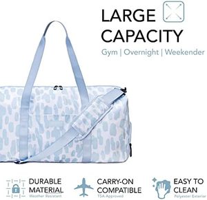 Muestra Gratuita de Bolsa de Viaje con Compartimento para Zapatos, Impermeable, Deportiva, para Gimnasio, con Logotipo Personalizado de Fábrica - Product Image 2