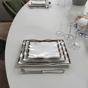 Cheap Price Reusable Chinese Style Custom Printed Melamine <strong>square</strong> <strong>Plate</strong> <strong>Set</strong> - Product Image 4