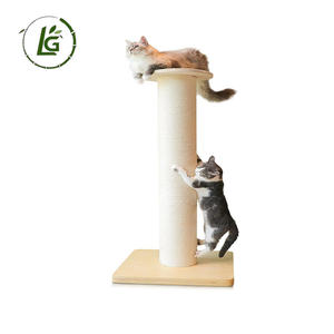 Legenda all'ingrosso tiragraffi per gatti alta Sisal da 50 pollici struttura da arrampicata per gatti con Base in legno massiccio torre dell'albero del gatto - Product Image 1