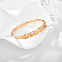 Nouveau Bracelet Tennis Personnalisé en Argent Sterling de Haute Qualité avec Zircon, Plaqué Or Rose, Bijou Cadeau Éternel pour Femme, Idéal pour les Fêtes