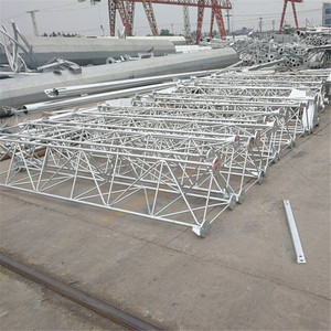 Oberflächen verzinkter Stahl 3-Bein-Guy-Mast 30m-120m Dreieckiges Gitter Telekommunikations-Antennen turm Windturbinen-Telekommunikation sturm - Product Image 3