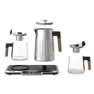Hotsy 2.7L Acero inoxidable Control digital Hervidores de agua de vidrio Juego turco Red <span class=keywords><strong>Caler</strong></span> Tea Maker Samovar - Product Image 6