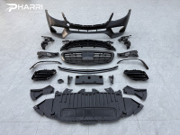 Nouveau pare-chocs avant Pharri pour Mercedes-Benz Classe E W213 2017-2020 (pré-lifting) – Kit carrosserie E63 AMG avec calandre, fixation par boulons, ajustement universel, qualité OE