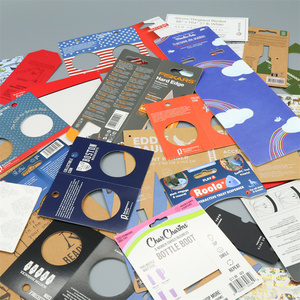 Tùy chỉnh phần cứng in ấn kraft giấy nhựa vỉ bao bì Headband <span class=keywords><strong>backer</strong></span> thẻ với treo lỗ - Product Image 1