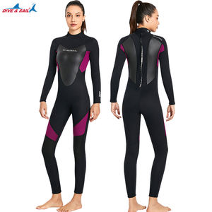 ชุดดำน้ำแบบเว็ทสูท3มม. 1ชิ้น,ชุดดำน้ำแบบเนื้อผ้านีโอพรีนให้ความอบอุ่นทั่วร่างกายชุดเว็ทสูทแบบเต็มตัวสำหรับเล่นเซิร์ฟตกปลาเล่นเซิร์ฟ - Product Image 5