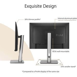 Moniteur Asus ProArt 24 pouces 16:10 HDR IPS 1920x1200 97% Dci-P3 pour les entreprises - Product Image 4